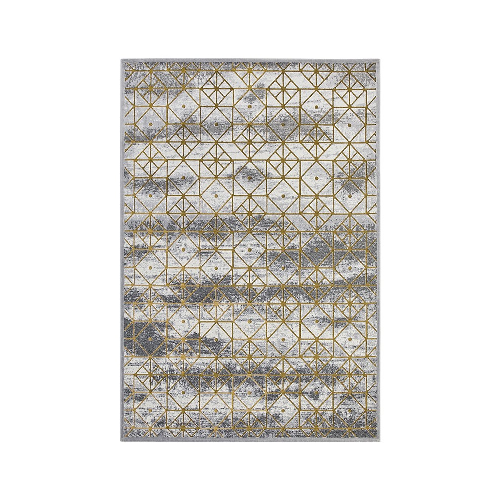 Tappeto Gold geometric 195X280