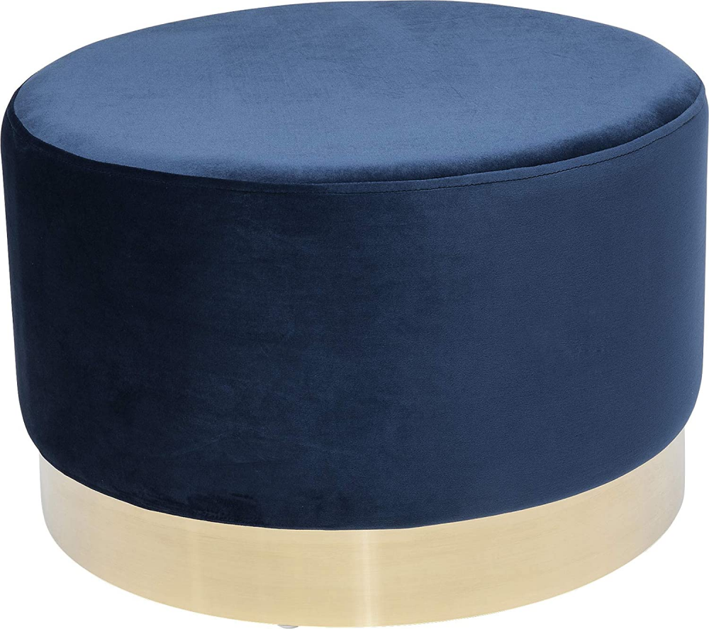 Pouf cherry big blu e oro