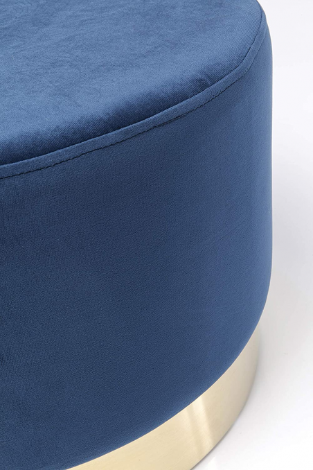 Pouf cherry big blu e oro