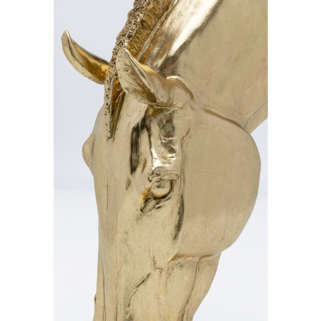 Oggetto decorativo Horse Face oro 57cm
