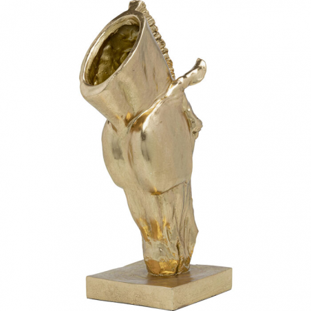 Oggetto decorativo Horse Face oro 57cm