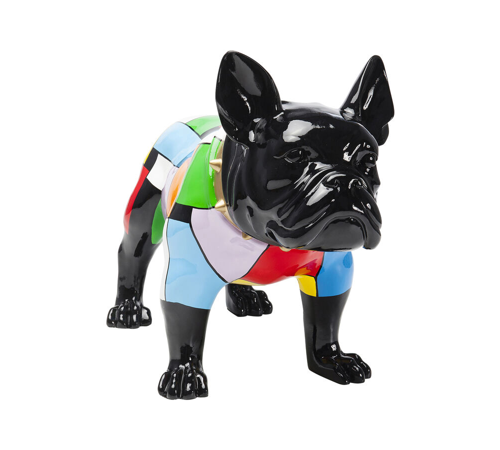 Figura decorativa Bulldog colore