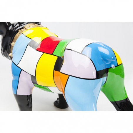 Figura decorativa Bulldog colore