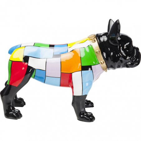 Figura decorativa Bulldog colore