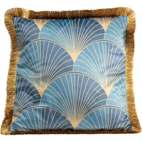 Cuscino Leaves Fringe 45x45cm