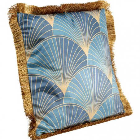 Cuscino Leaves Fringe 45x45cm