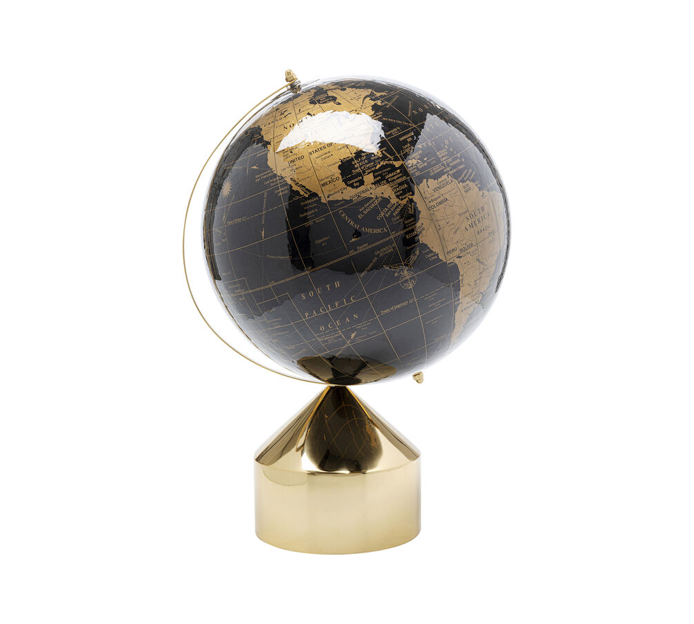 Mappamondo Globe oro