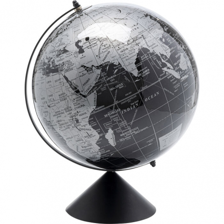 Mappamondo Globe nero