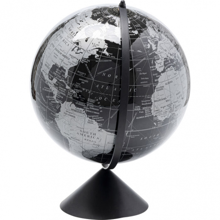 Mappamondo Globe nero