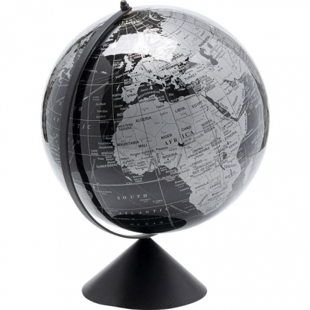 Mappamondo Globe nero