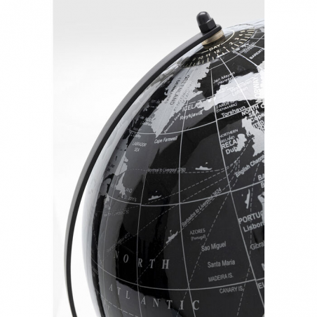 Mappamondo Globe nero